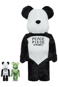 BE@RBRICK fragmentdesign PANDA 100% & 400% 3PCS