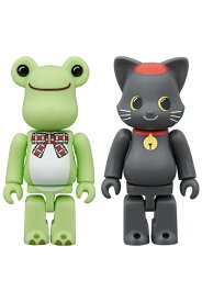 BE@RBRICK かえるのピクルス ＆ NY@BRICK 黒ねこ ピエール 100％ 2体セット