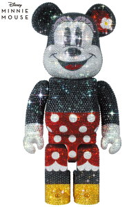 CRYSTAL DECORATE MINNIE MOUSE BE@RBRICK 400