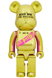 BE@RBRICK Sex Pistols "NEVER MIND THE BOLLOCKS" Chrome Ver. 1000％