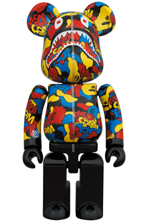 楽天市場】BE@RBRICK 超合金 MEDICOM TOY CAMO SHARK 