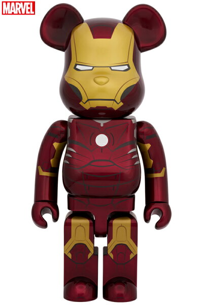 【メディコム・トイ公式】BE@RBRICK IRON MAN MARK III 1000％ MARVEL マーベル アイアンマン ベアブリック MEDICOM TOY メディコムトイ フィギュア コレクションフィギュア ギフト プレゼント