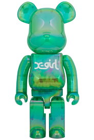 BE@RBRICK X-girl CLEAR GREEN Ver. 1000％