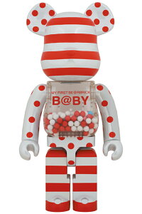 MY FIRST BE@RBRICK B@BY RED & SILVER CHROME Ver.1000