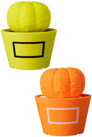 【メディコム・トイ公式】VCD Euphorbia obesa Fluorescent Yellow & BLACK／ Fluorescent Orange & WHITEVINYL COLLECTIBLE DOLLS ヴァイナルコレクティブルドールズ MEDICOM TOY メディコムトイ フィギュア ソフビ ソフトビニールフィギュア コレクションフィギュア