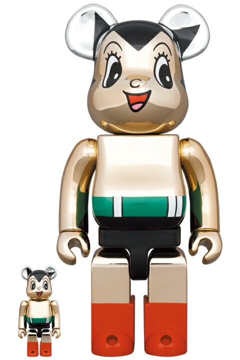 楽天市場】BE@RBRICK 鉄腕アトム CHROME Ver.100％ & 400 