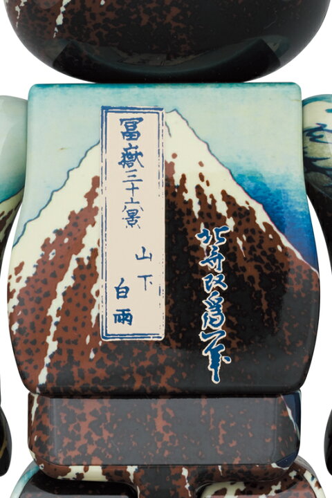 楽天市場】【公式】BE@RBRICK 葛飾北斎 「冨嶽三十六景 山下白雨」1000 