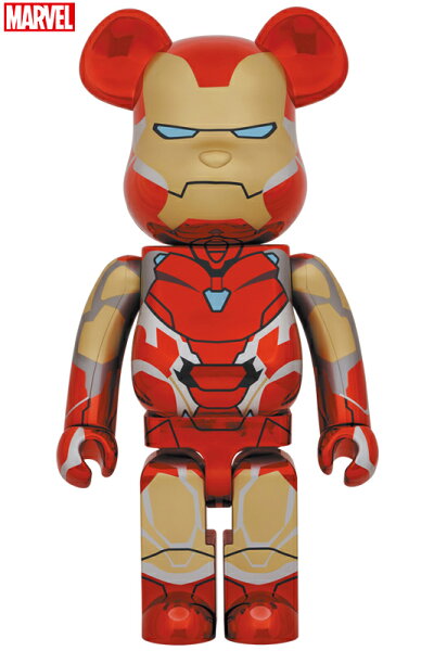【メディコム・トイ公式】BE@RBRICK IRON MAN MARK85 CHROME Ver. 1000％ MARVEL マーベル アイアンマン ベアブリック MEDICOM TOY メディコムトイ フィギュア コレクションフィギュア ギフト プレゼント