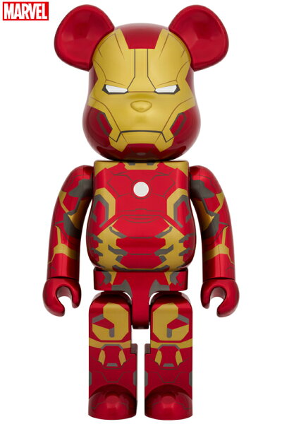 【メディコム・トイ公式】BE@RBRICK IRON MAN MARK 43 1000％ MARVEL マーベル アイアンマン ベアブリック MEDICOM TOY メディコムトイ フィギュア コレクションフィギュア ギフト プレゼント