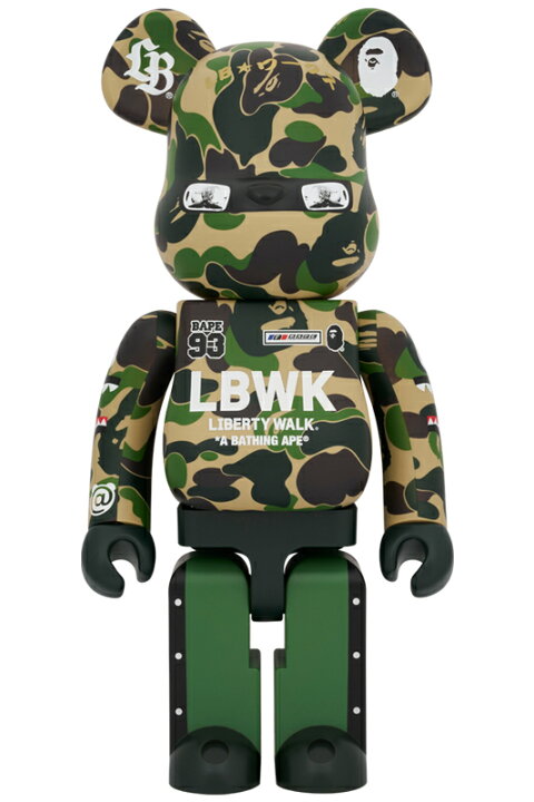 楽天市場】BE@RBRICK LBWK × BAPE(R) 1000％ : PROJECT1／6 