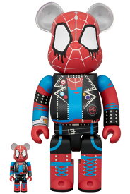 BE@RBRICK SPIDER-PUNK 100％ & 400％
