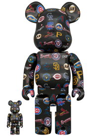 BE@RBRICK NATIONAL LEAGUE(TM) BLACK Ver. 100％ & 400％