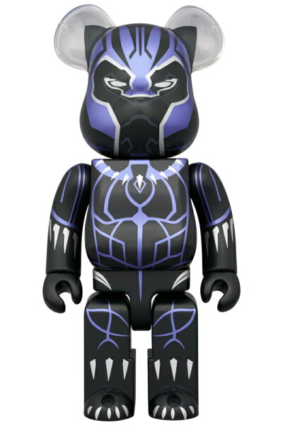 【メディコム・トイ公式】BE@RBRICK MARVEL INFINITY SAGA BLACK PANTHER（ENDGAME Ver.） 400％ ブラックパンサー マーベル MARVEL  ベアブリック MEDICOM TOY メディコムトイ フィギュア コレクションフィギュア ギフト プレゼント