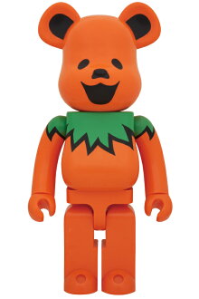 BE@RBRICKGRATEFULDEADDANCINGBEARSORANGE1000%【2015年9月発売・発送予定】