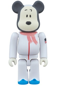 BE@RBRICKASTRONAUTSSNOOPY100%【2015年12月発売・発送予定】