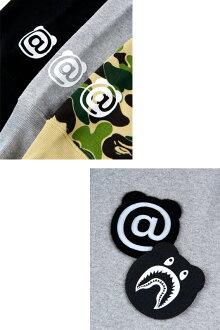 BAPE(R)CAMOSHARKBE@RFULLZIPHOODIE(BLACK/GRAY)