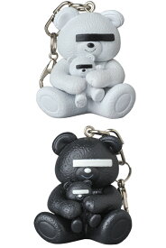 KEYCHAIN UNDERCOVER BEAR WHITE／BLACK