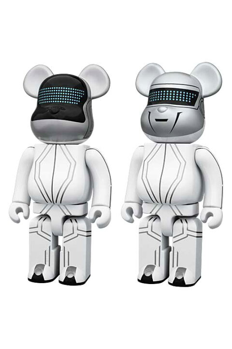 楽天市場】BE@RBRICK（ベアブリック）400% DAFT PUNK（TRON LEGACY Ver 