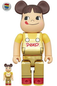 【メディコム・トイ公式】BE@RBRICK ペコちゃん(オーバーオール) 金メッキ 100％ & 400％ ベアブリック フィギュア 人気 おもちゃ おしゃれ かわいい 玩具 人形 置き物 ホビー インテリア グッズ ギフト プレゼント 楽天 定価