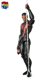 【メディコム・トイ公式】MAFEX SPIDER-MAN Miles Morales (COMIC RENEWAL Ver.) スパイダーマン MARVEL マーベル マフェックス MEDICOM TOY メディコムトイ アクションフィギュア 可動フィギュア コレクションフィギュア ギフト プレゼント