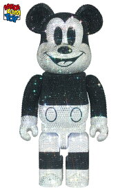 【メディコム・トイ公式】CRYSTAL DECORATE MICKEY MOUSE BE@RBRICK 400％《ご注文から3ヶ月〜6ヶ月以内に発送予定》 ベアブリック MEDICOM TOY メディコムトイ フィギュア コレクションフィギュア ギフト プレゼント