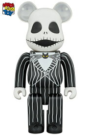 【メディコム・トイ公式】BE@RBRICK Jack Skellington 1000％ ベアブリック MEDICOM TOY メディコムトイ フィギュア コレクションフィギュア ギフト プレゼント