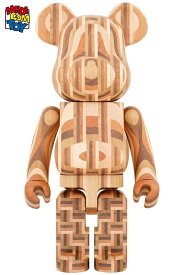 【メディコム・トイ公式】BE@RBRICK カリモク 寄木 2nd 1000％ ベアブリック MEDICOM TOY メディコムトイ フィギュア コレクションフィギュア ギフト プレゼント