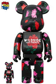 【メディコム・トイ公式】BE@RBRICK WILDSIDE YOHJI YAMAMOTO 牡丹 100％ & 400％ ベアブリック MEDICOM TOY メディコムトイ フィギュア コレクションフィギュア ギフト プレゼント