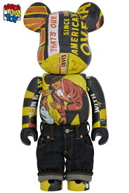 【メディコム・トイ公式】BE@RBRICK LEVI'S(R) BANNER 1000％ ベアブリック MEDICOM TOY メディコムトイ フィギュア コレクションフィギュア ギフト プレゼント