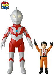 【メディコム・トイ公式】MAT(MONSTER ART TOY) シリーズ ウルトラマン+ミニ・ハヤタ隊員（60周年記念Ver.）《2027年6月発送予定 受注期間は10月31日まで》怪獣大決戦シリーズ MEDICOM TOY メディコムトイ ソフビ フィギュア コレクションフィギュア 受注生産