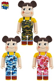 【メディコム・トイ公式】BE@RBRICK BAPE(R) ペコちゃん 1000％ GREEN／PINK／BLUE 不二家 コラボ 人形 おもちゃ おしゃれ 置き物 インテリア グッズ ストリートカルチャー ベアブリック MEDICOM TOY メディコムトイ フィギュア コレクションフィギュア ギフト プレゼント