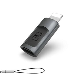 【更新】CONMDEX USB Type C ライトニング 変換アダプター 36W急速充電 PD対応 タイプC lightning アルミニウム合金製 コネクター iPhone 14 /13 /12 / iPadなどに対応 (グレー)