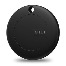 MiLi スマートタグ マートトラッカー 紛失防止タグ 小型防水GPSタグ 忘れ物防止 Appleの「探す」 (iOSのみ対応)で動作するMFi認証獲得したポータブルBluetoothトラッカー、キーファインダー、子供/犬/猫/スマホ/カバン/キー/荷物/財布に適用する (1個入り)