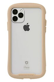 iFace Reflection iPhone 11 Pro Max ケース クリア 強化ガラス (ベージュ)