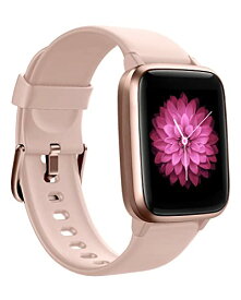 GanRiver スマートウォッチ 万歩計 腕時計型 レディース iphone アンドロイド対応 Smart Watch Women HD画面 長持ちバッテリー 多種類運動モード 歩数計 ストップウォッチ タイマー Line 着信通知 日本語アプリ説明書