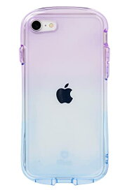 iFace Look in Clear Lolly iPhone SE(第3世代/第2世代)/8/7 ケース (ヴァイオレット/サファイア)【アイフォンse3 クリアケース アイフォンse2 tpu カバー 透明 耐衝撃 米国MIL規格取得 ストラップホール付き】