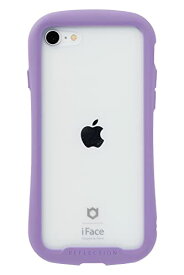 iFace Reflection iPhone SE(第3世代/第2世代)/8/7 ケース クリア 強化ガラス (パープル)【アイフォンse3 アイフォンse2 アイフォン8 カバー 透明 耐衝撃 米国MIL規格取得 ストラップホール付き】