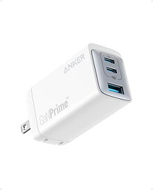 Anker 735 Charger (GaNPrime 65W) (USB PD 充電器 USB-A & USB-C 3ポート) (ホワイト)