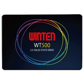 WINTEN 内蔵 SSD 512GB 2.5インチ 3D NAND SATA3 6Gb/s スペーサー付 (最大読取 530MB/s 最大書込 500MB/s) 3年保証 WT500-SSD-512GB