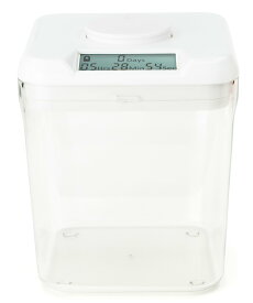 Kitchen Safe: Time Locking Container (White Lid + Clear Base) - 14cm inside height