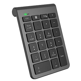 テンキー Bluetooth ワイヤレステンキー 無線 数字キーボード 22キー ブルートゥース テンキー ワイヤレステンキーボード 数値キーボード 多機能ナンバーパッド Tabキー付き パソコン テンキー PC/Laptopなどに対応