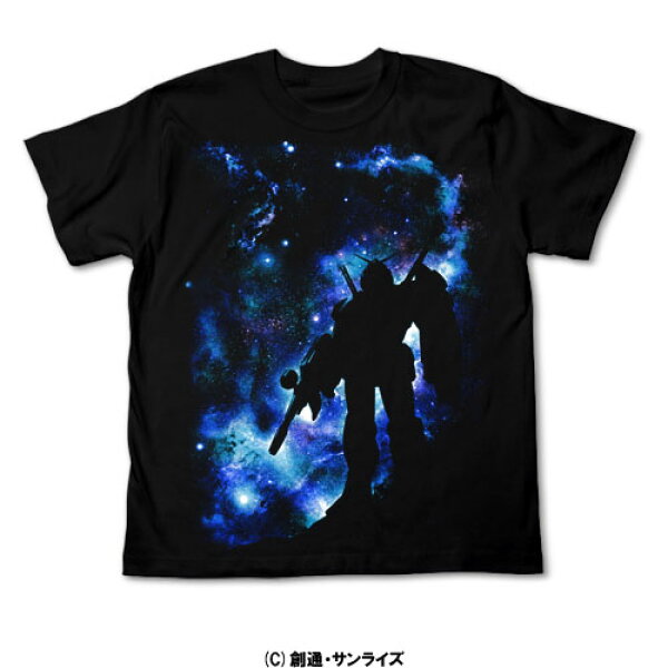 【送料無料対象商品】コスパ 機動戦士ガンダム 星空のガンダム Ｔシャツ ブラック 【ネコポス/ゆうパケット対応】【11月再販予定 予約商品】