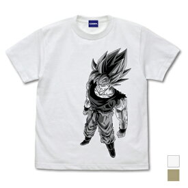 【送料無料対象商品】コスパ ドラゴンボールZ 超サイヤ人 孫悟空 Tシャツ WHITE【ネコポス/ゆうパケット対応】