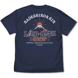 【送料無料対象商品】コスパ ゆるキャン△ 富士山となでしこ＆リン Tシャツ INDIGO【ネコポス/ゆうパケット対応】【8月再販予定 予約商品】