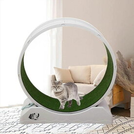 キャットホイール 猫 回し車 ロック装置内蔵 静音低ノイズ 猫専用ルームランナー 猫 ランニングホイール キャットウォ