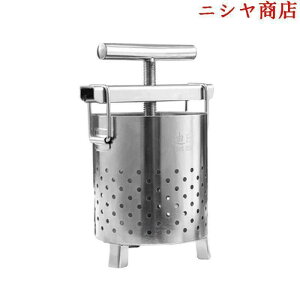 脱水機 手動 果汁しぼり器 野菜 絞り器 ハンドミキサー ろ過器 304ステンレス鋼机 家庭用 業務用