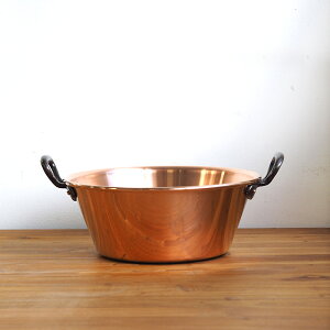 【IH対応】ボウマル　銅のジャム鍋　26cm（フランス製）　/　BAUMALU　【ラッピング不可】
