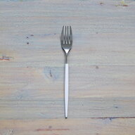【正規品】クチポール ミオ・ホワイト シルバー デザートフォーク / Cutipol MIO-White / 【6点までネコ…
