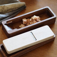 台屋 鰹節削り器 別注青紙×ウォルナット / かつお節削り器 コンパクトサイズ 卓上 国産 木製 天然木 ギ…