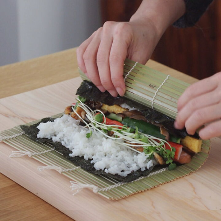 楽天市場 東京巻ス 8寸 8寸 2点までネコポス可 節分 恵方巻 恵方巻き 太巻き 竹製 巻スダレ 巻き簾 巻きす まきす 国産 日本製 プロキッチン